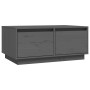 Mesa de centro madera maciza de pino gris 80x50x35 cm de vidaXL, Mesas de centro - Ref: Foro24-814441, Precio: 78,99 €, Descu...