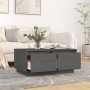 Solid gray pine wood coffee table 80x50x35 cm by vidaXL, Coffee table - Ref: Foro24-814441, Price: 78,99 €, Discount: %