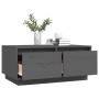 Solid gray pine wood coffee table 80x50x35 cm by vidaXL, Coffee table - Ref: Foro24-814441, Price: 78,99 €, Discount: %