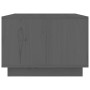 Mesa de centro madera maciza de pino gris 80x50x35 cm de vidaXL, Mesas de centro - Ref: Foro24-814441, Precio: 78,99 €, Descu...