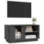 TV-Schrank aus massivem grauem Kiefernholz 80x35x40,5 cm von vidaXL, TV-Möbel - Ref: Foro24-814466, Preis: 70,59 €, Rabatt: %