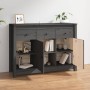 Sideboard aus massivem grauem Kiefernholz, 100 x 35 x 74 cm von vidaXL, Sideboards - Ref: Foro24-814556, Preis: 160,86 €, Rab...