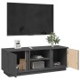 TV-Schrank aus massivem, grauem Kiefernholz, 110 x 35 x 40,5 cm von vidaXL, TV-Möbel - Ref: Foro24-814476, Preis: 68,43 €, Ra...