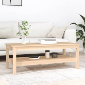 Solid pine wood coffee table 110x50x40 cm by vidaXL, Coffee table - Ref: Foro24-814274, Price: 89,99 €, Discount: %