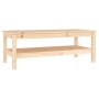 Solid pine wood coffee table 110x50x40 cm by vidaXL, Coffee table - Ref: Foro24-814274, Price: 90,07 €, Discount: %