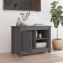 Solid pine wood TV stand in gray, measuring 70x36.5x52 cm. by vidaXL, TV Furniture - Ref: Foro24-814581, Price: 76,23 €, Disc...