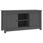 Mueble de TV de madera maciza de pino gris 103x36,5x52 cm de vidaXL, Muebles TV - Ref: Foro24-814586, Precio: 97,45 €, Descue...