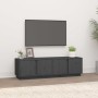 TV-Ständer Massivholz Kiefer grau 140x40x40 cm von vidaXL, TV-Möbel - Ref: Foro24-814461, Preis: 122,97 €, Rabatt: %