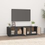 Mueble de TV madera maciza de pino gris 140x40x40 cm de vidaXL, Muebles TV - Ref: Foro24-814461, Precio: 122,97 €, Descuento: %