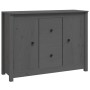 Solid gray pine wood sideboard 100x35x74 cm by vidaXL, Sideboards - Ref: Foro24-814566, Price: 173,02 €, Discount: %