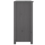 Aparador de madera maciza de pino gris 100x35x74 cm de vidaXL, Aparadores - Ref: Foro24-814566, Precio: 173,02 €, Descuento: %