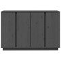 Aparador de madera maciza de pino gris 120x35x80 cm de vidaXL, Aparadores - Ref: Foro24-814496, Precio: 171,31 €, Descuento: %