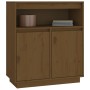 Honey brown solid pine wood sideboard 70x34x80 cm by vidaXL, Sideboards - Ref: Foro24-814387, Price: 79,13 €, Discount: %