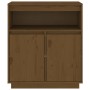 Honey brown solid pine wood sideboard 70x34x80 cm by vidaXL, Sideboards - Ref: Foro24-814387, Price: 79,13 €, Discount: %