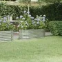 Silver powder coated steel planter 114x40x68 cm by vidaXL, Pots and planters - Ref: Foro24-318867, Price: 39,20 €, Discount: %