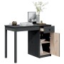 Solid gray pine wood desk 100x50x75 cm by vidaXL, Desks - Ref: Foro24-814631, Price: 118,77 €, Discount: %