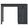 Solid gray pine wood desk 100x50x75 cm by vidaXL, Desks - Ref: Foro24-814631, Price: 118,77 €, Discount: %