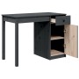 Solid gray pine wood desk 100x50x75 cm by vidaXL, Desks - Ref: Foro24-814631, Price: 118,77 €, Discount: %