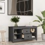 Gray pine solid wood TV cabinet 103x36.5x52 cm by vidaXL, TV Furniture - Ref: Foro24-814571, Price: 81,86 €, Discount: %