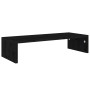 Black plywood screen support 60x23.5x12 cm by vidaXL, TV Furniture - Ref: Foro24-340637, Price: 32,20 €, Discount: %