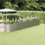 Steel flower bed powder coated silver 512x80x68 cm by vidaXL, Pots and planters - Ref: Foro24-318977, Price: 306,87 €, Discou...