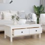 Solid white pine wood coffee table 100x50x40 cm by vidaXL, Coffee table - Ref: Foro24-814605, Price: 116,70 €, Discount: %