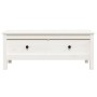 Solid white pine wood coffee table 100x50x40 cm by vidaXL, Coffee table - Ref: Foro24-814605, Price: 116,70 €, Discount: %