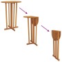 Folding high table and stools set, 5 pieces, made of solid teak wood. by vidaXL, Garden sets - Ref: Foro24-3100778, Price: 46...