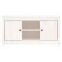 Massiver TV-Schrank aus weißem Kiefernholz, 103 x 36,5 x 52 cm von vidaXL, TV-Möbel - Ref: Foro24-814585, Preis: 98,03 €, Rab...