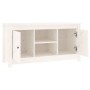 Massiver TV-Schrank aus weißem Kiefernholz, 103 x 36,5 x 52 cm von vidaXL, TV-Möbel - Ref: Foro24-814585, Preis: 98,03 €, Rab...