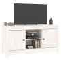 Massiver TV-Schrank aus weißem Kiefernholz, 103 x 36,5 x 52 cm von vidaXL, TV-Möbel - Ref: Foro24-814585, Preis: 98,03 €, Rab...