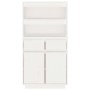 Tall sideboard in solid white pine wood 60x40x116.5 cm by vidaXL, Sideboards - Ref: Foro24-814535, Price: 156,57 €, Discount: %