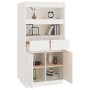 Tall sideboard in solid white pine wood 60x40x116.5 cm by vidaXL, Sideboards - Ref: Foro24-814535, Price: 156,57 €, Discount: %