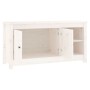 Massiver TV-Schrank aus weißem Kiefernholz, 103 x 36,5 x 52 cm von vidaXL, TV-Möbel - Ref: Foro24-814590, Preis: 77,26 €, Rab...