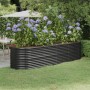 Steel flower bed anthracite powder coated 296x80x68 cm by vidaXL, Pots and planters - Ref: Foro24-318961, Price: 196,99 €, Di...