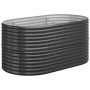 Steel flower bed anthracite powder coated 152x80x68 cm by vidaXL, Pots and planters - Ref: Foro24-318951, Price: 63,80 €, Dis...