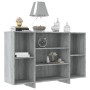 Aparador de madera de ingeniería gris Sonoma 120x30x75 cm de vidaXL, Aparadores - Ref: Foro24-813066, Precio: 72,53 €, Descue...