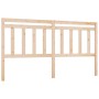 Solid pine wood bed headboard 206x4x100 cm by vidaXL, Headboards and footboards - Ref: Foro24-814114, Price: 41,99 €, Discoun...