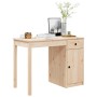 Solid pine wood desk 100x50x75 cm by vidaXL, Desks - Ref: Foro24-814629, Price: 121,82 €, Discount: %