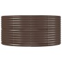 Brown powder coated steel flower bed planter 212x140x68cm by vidaXL, Pots and planters - Ref: Foro24-319095, Price: 110,84 €,...