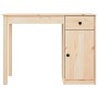 Solid pine wood desk 100x50x75 cm by vidaXL, Desks - Ref: Foro24-814629, Price: 121,82 €, Discount: %