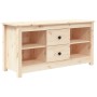 Solid pine wood TV stand 103x36.5x52 cm by vidaXL, TV Furniture - Ref: Foro24-814569, Price: 93,46 €, Discount: %