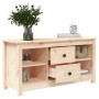 Solid pine wood TV stand 103x36.5x52 cm by vidaXL, TV Furniture - Ref: Foro24-814569, Price: 93,46 €, Discount: %