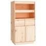 Aparador alto de madera maciza de pino 60x40x116,5 cm de vidaXL, Aparadores - Ref: Foro24-814534, Precio: 162,42 €, Descuento: %