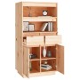 Aparador alto de madera maciza de pino 60x40x116,5 cm de vidaXL, Aparadores - Ref: Foro24-814534, Precio: 162,42 €, Descuento: %