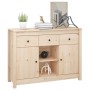 Solid pine wood sideboard 100x35x74.5 cm by vidaXL, Sideboards - Ref: Foro24-814549, Price: 144,82 €, Discount: %