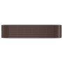 Steel powder-coated brown raised garden bed planter 322x100x68cm by vidaXL, Pots and planters - Ref: Foro24-319070, Price: 15...