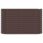 Brown powder coated steel flower bed planter 114x40x68 cm by vidaXL, Pots and planters - Ref: Foro24-318890, Price: 50,90 €, ...