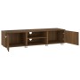 Mueble de TV madera contrachapada marrón roble 140x40x35 cm de vidaXL, Muebles TV - Ref: Foro24-340634, Precio: 117,02 €, Des...