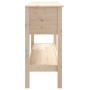 Solid pine wood console table 100x35x75 cm by vidaXL, Side tables - Ref: Foro24-814624, Price: 110,61 €, Discount: %